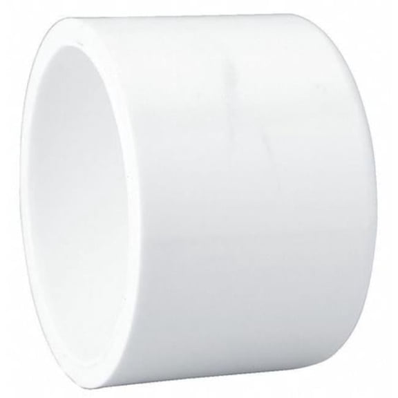 White PVC Schedule 40 Cap, 1.5 in. - Socket