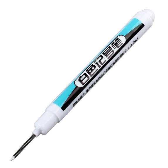 White Paint Marker Pen Metal Waterproof Bike Car Tyre Tire Permanent 9CI1