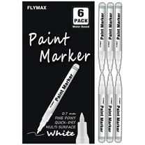 Acrylic Paint Pens, Permanent Paint Markers 12 Colors Medium Point Tip Non-Toxic for Painting on Paper, Rock, Wood, Ceramic, Glass and Easter Egg
