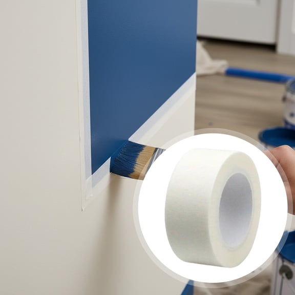 White Painter's Tape, Easy Release Masking Tape for Wall Painting & Car Detailing, Paint Tape, Clean Removal No Residue DIY Project Tape, 1 Roll, 0.4 Inch x 42.7 Ft