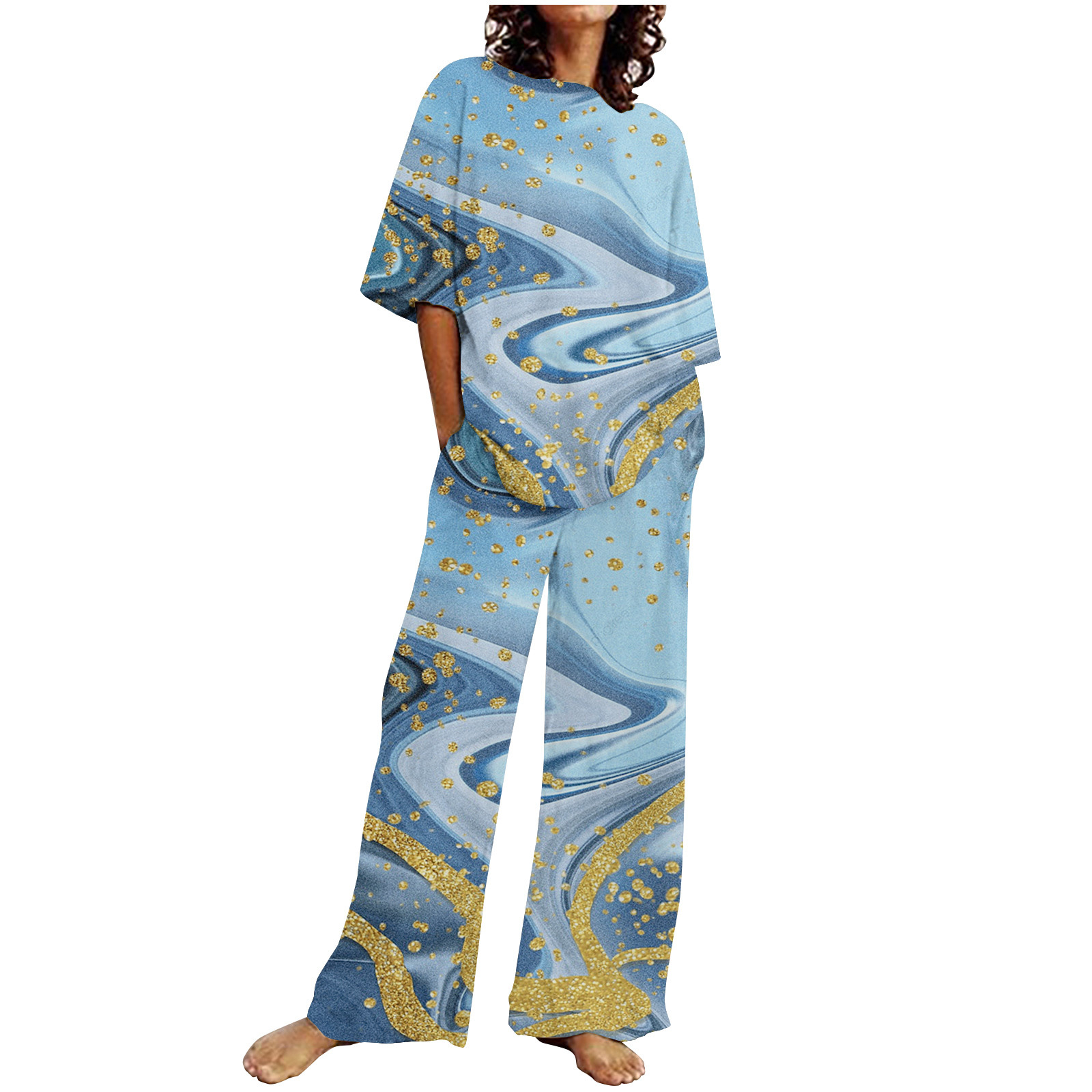 White Pant Suits for Women Dressy Matching Set Loungewear Women Pant