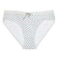 thumbnail image 1 of White Panties for Women Female Women Cotton Basic Underwear Bikini Polka Panties, 1 of 5