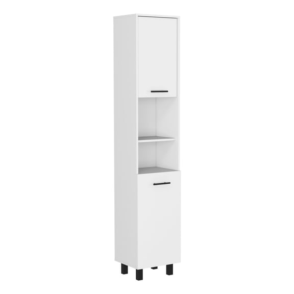 White Pantry with Clear Assembly Instructions / Easy to Install at Home