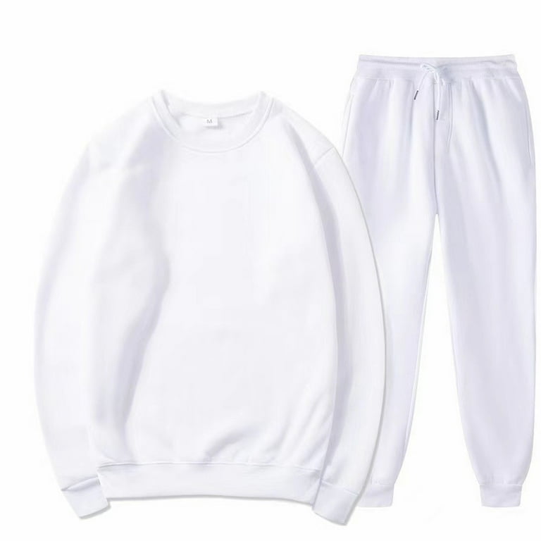 White Pants For Men Men With Pants Hoodie Plus Leisure Winter Hooded Plush Women Suits Sweaters And Pants Sweatershirt O Neck Top Trousers