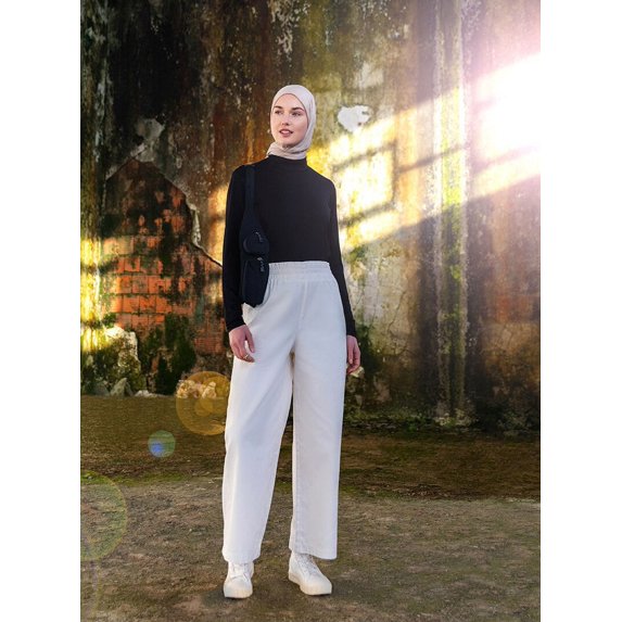 White - Pants - Refka