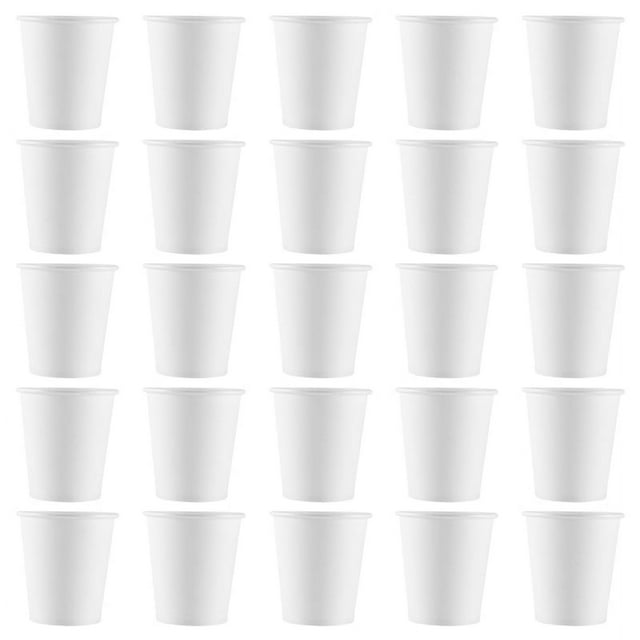 White Paper Cups, Small Disposable Bathroom, Espresso, Mouthwash Cups Dispenser, Disposable Cups