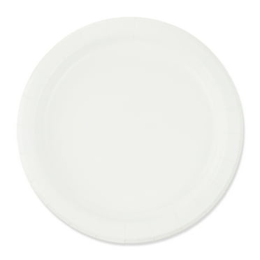 Disposable Paper Plates, 7", White, 24 Count, by Way To Celebrate
