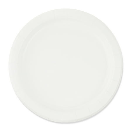 Disposable Paper Plates, 7", White, 24 Pieces, by Way To Celebrate