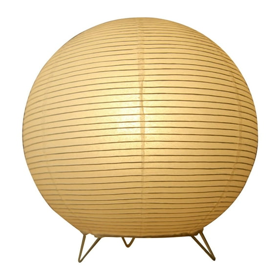 White Paper Lantern Lampshade Desk Lamp Shade Decorative for Bedroom Dresser Round 25x25cm