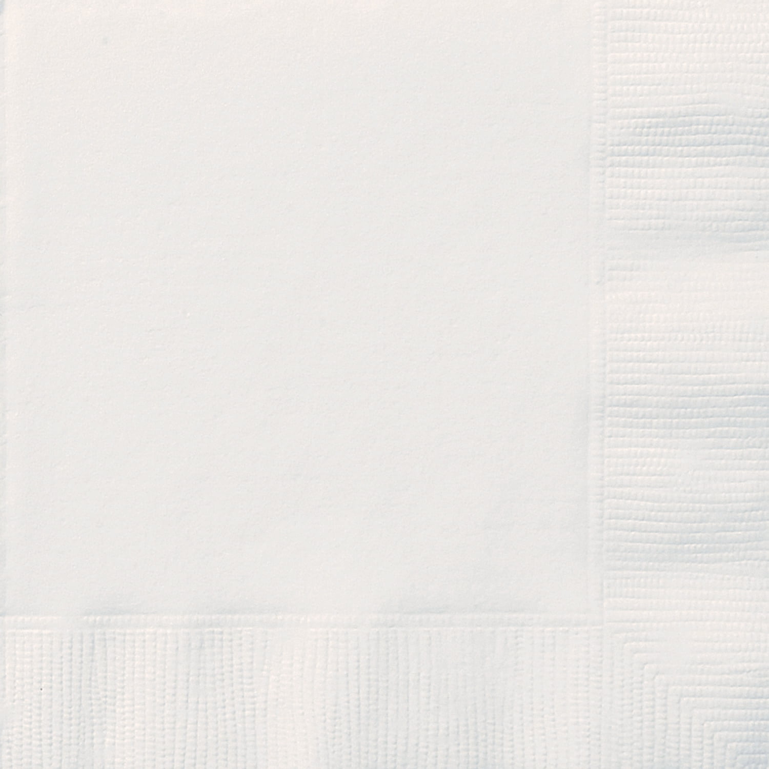 6.5" x 6.5" Disposable White Paper Napkins, 24 Count, by Way To Celebrate