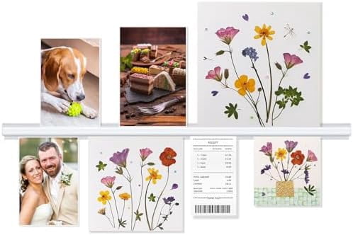 Peper Rail White Paper Rail Gallery Picture Poster Rail 78.7'' Wall Mounted ...