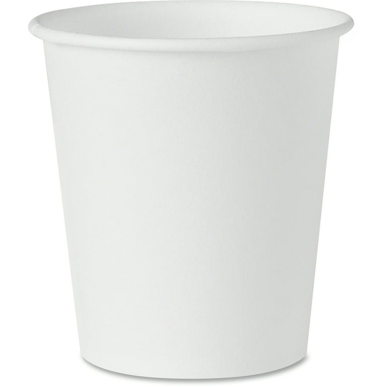 White Paper Water Cups, 3 oz, 100/Pack White Paper Water Cups, 3 oz, 100/Pack