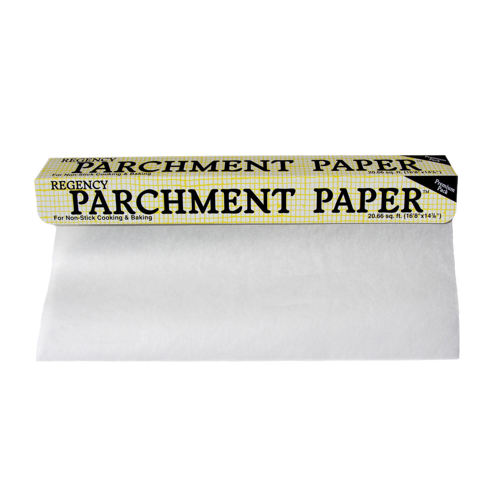 Roll Of Baking Parchment Paper Isolated On White Stock Photo, Picture and  Royalty Free Image. Image 43938815.