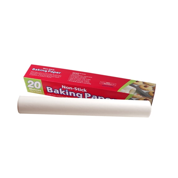 White Parchment Baking Paper Roll – Nonstick, Greaseproof, Oven & Air Fryer Safe, Heat-Resistant, Absorbs Excess Oil, DIY Steamer Liners, for Pizza, Meat, Cookies
