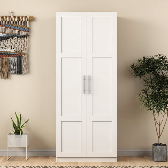 White Particleboard&MDF - Provide Ample Storage - Kitchen Organization - Attractive Modern Look