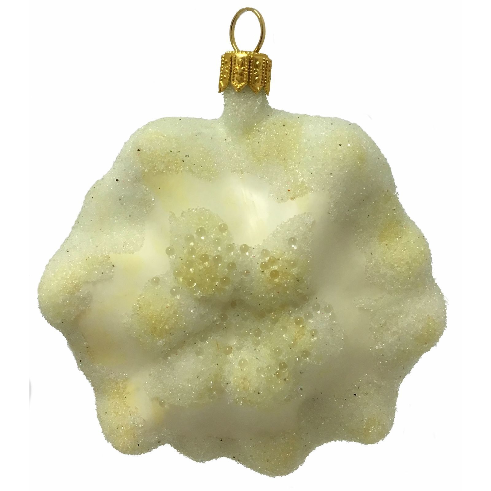 Pinnacle Peak Pattypan Scallop Squash Glass Ornament