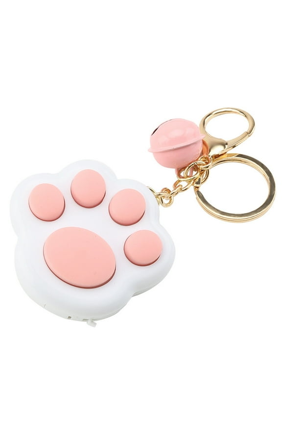White Paw Game Keychain For Kids Adults Led Electronic Memory Games Portable Toy In White