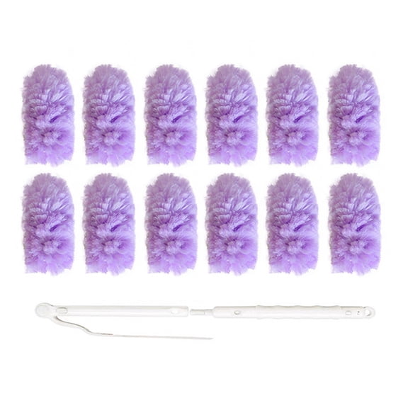 White Peach Scent Electrostatic Duster Electrostatic Adsorption Multi-Function Dust Duster Household Cleaning C