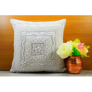 Beaded accent cheap pillows