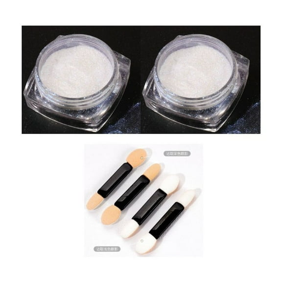 White Pearl Nail Glitter Powder