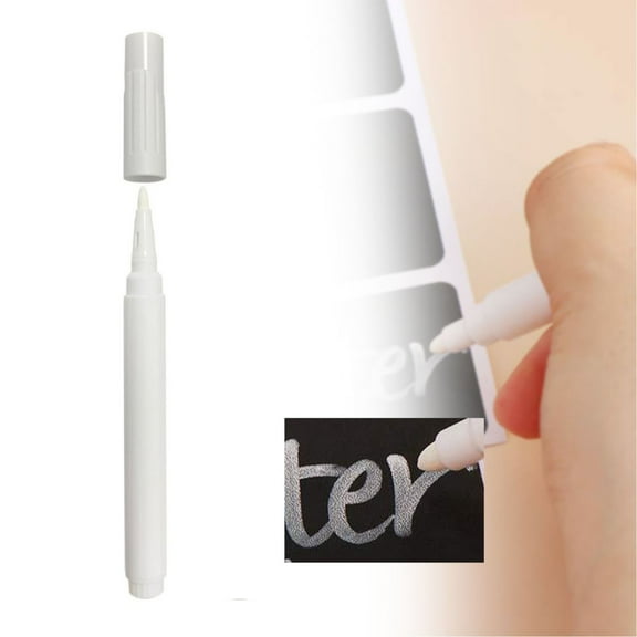 GBAYXJ Markers Water Based Whiteboard Pen Erasable White Color Blackboard Pen Easy To Erasable Marker 1ml|Paper