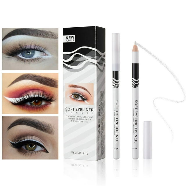 White Pencils Use As Highlighter Soft Long Lasting Eyeshadow Eye