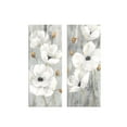 thumbnail image 1 of Prinz White Peonies 7.5" X 19.5" Flowers Canvas Wall Art, Set of 2, Floral Wall Decor for Bedroom, Bathroom, Living Room, 1 of 5