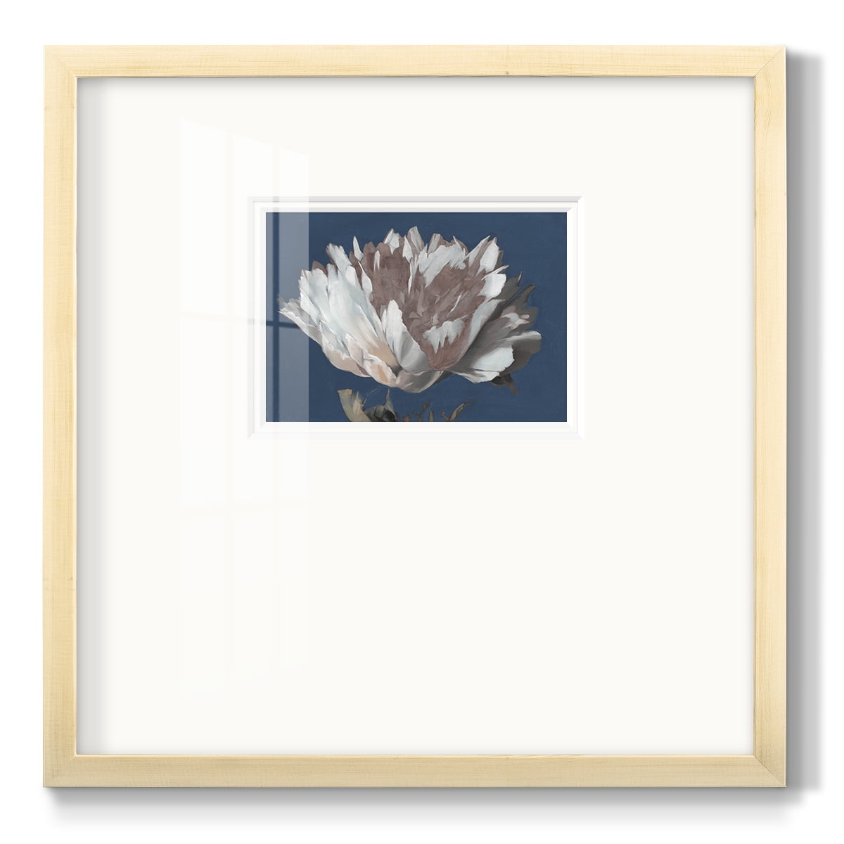 White Peony-Premium Framed Print