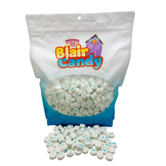 RITO White Peppermint Lozenges | 5 LBS Resealable Stand Up Bag | Classic Canada Mints | Old School After-Dinner Breath Mints | Bulk Peppermint Flavored Candies