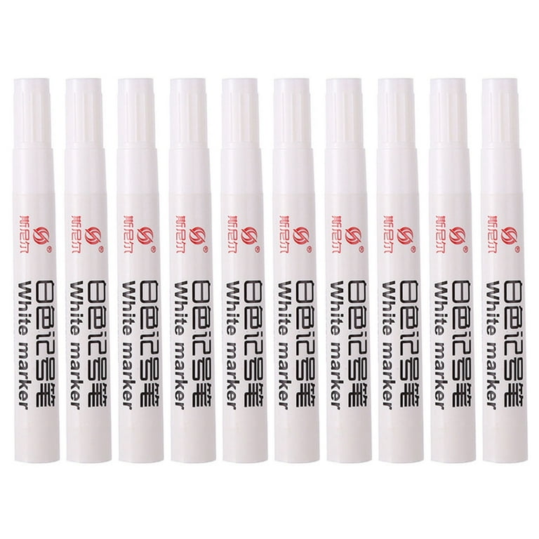 White Permanent Paint Pen Markers Waterproof Paint Markers for