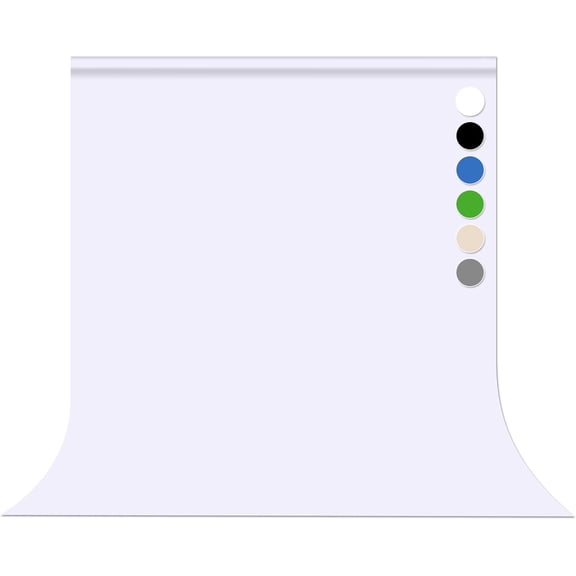 White Photo Backdrop for Photoshoot Solid Color Background 5x7 ft