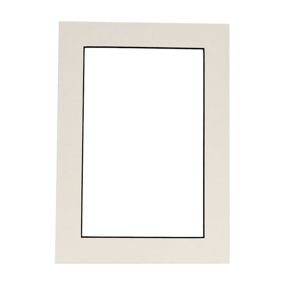 White Photo Mat with Black Core 16x20 for 11x17 Photos - Fits 16x20 Frame
