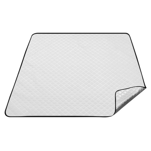 White Picnic Blankets Extra Large 78"x78" Beach Blanket Waterproof Sandproof Outdoor Mat for Camping Travel Park