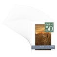 thumbnail image 1 of White Picture Frame Mat for 16x22 Frames - Fits 12x19 Photos - 50 Mats, 1 of 7