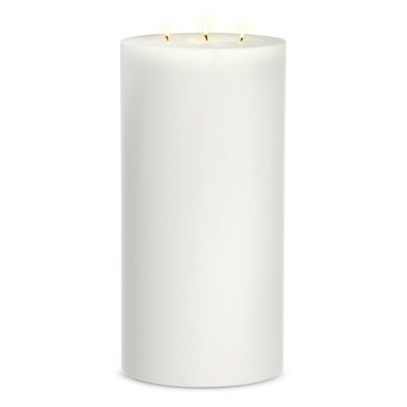 White Pillar Candles