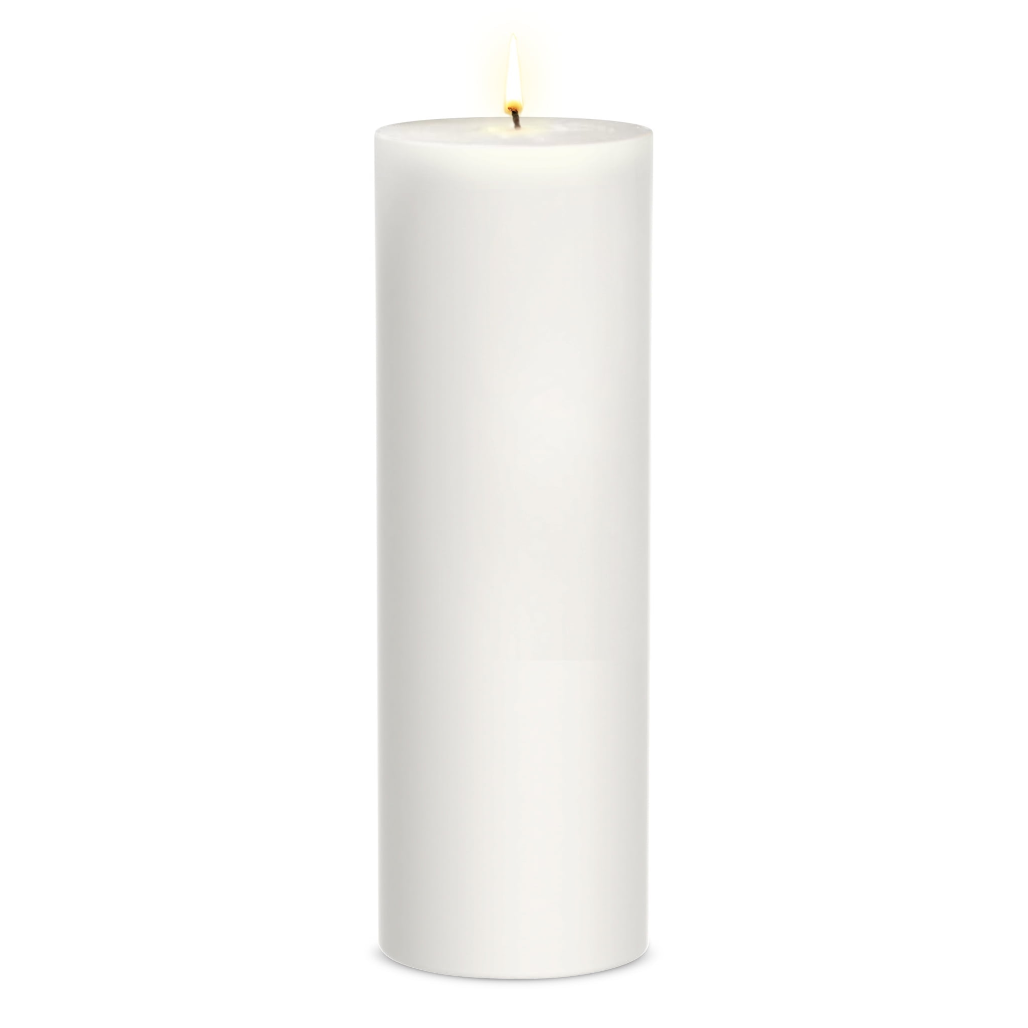 White Pillar Candles