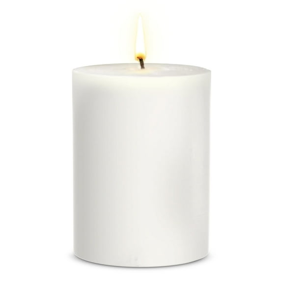 White Pillar Candles