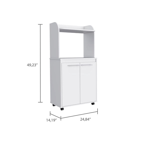 White Pine Kitchen Island Cart / Create a Cozy Kitchen Atmosphere