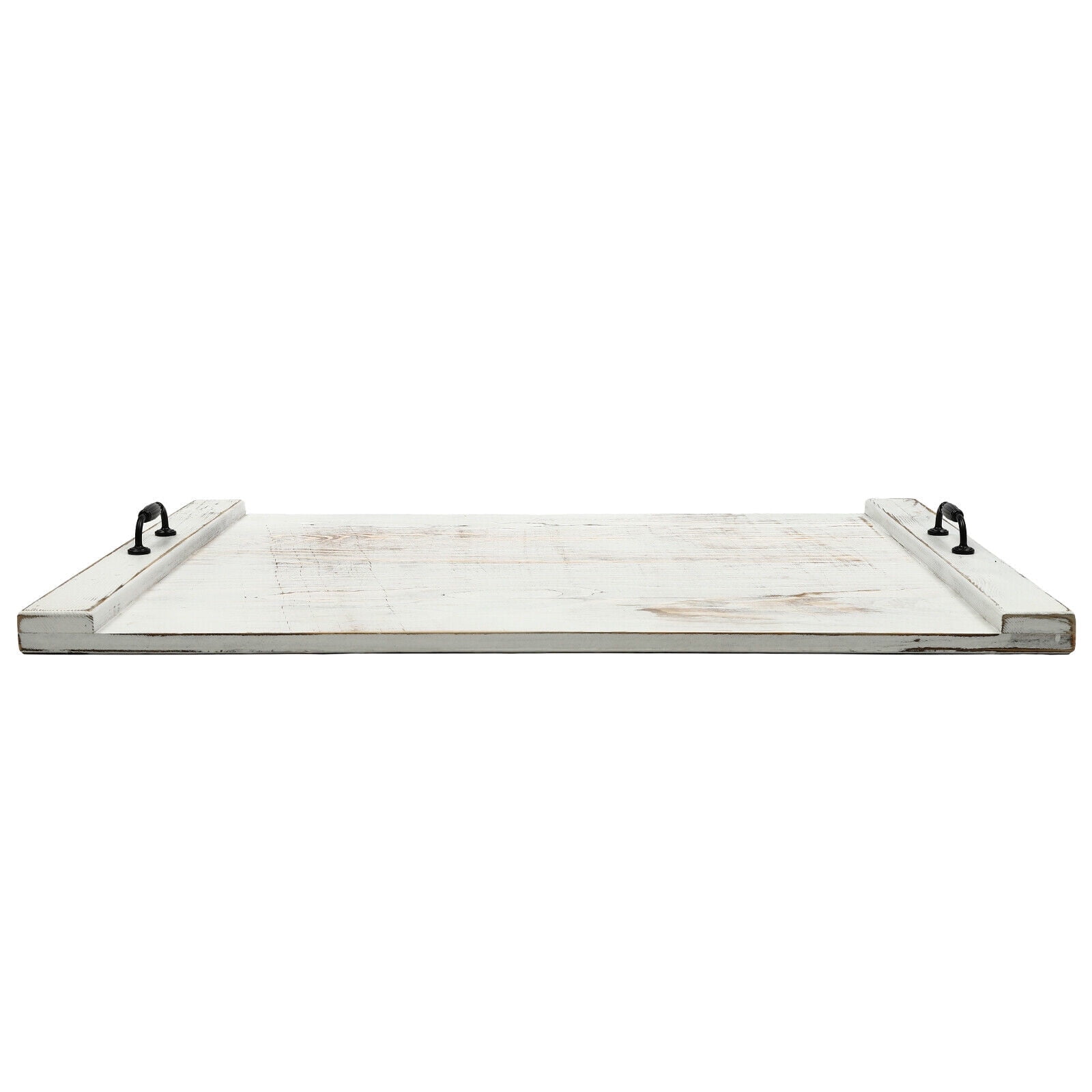 White Pine Wood Stove Cover - 30.3" Kitchen Chopping Board & Serving Tray | Anti-Slip Handle | Rustic Charm