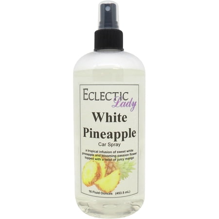 White Pineapple Car Spray, 16 ounces