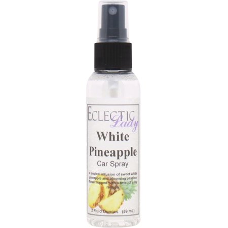 White Pineapple Car Spray, 2 ounces