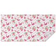 thumbnail image 1 of White Pink Butterfly Flower Pattern Rectangle Tablecloth 60"x120",Waterproof Polyester Rectangle Table Cloth, Wipeable Spillproof Polyester Tablecloth for Dining, Camping, Indoor and Outdoor, 1 of 6