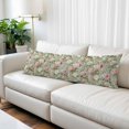 thumbnail image 1 of White Pink Flower Body Pillow Covers 20"x60", Shabby Chic Spring Vintage Leaf Green Soft Brushed Microfiber Breathable Throw Pillow Covers, Pillowcase with Zipper for Couch Sofa Bedroom Living Room, 1 of 9