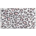 thumbnail image 1 of White and Pink Of Leopard Print Door Rugs,Washable Non Slip Door Mats Indoor,Decorative Door Mats,Entry Mat Indoor for Entrance,Bedroom,Kitchen,Bathroom,17"x30", 1 of 6
