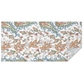 thumbnail image 1 of White Pioneer Flower and Paisley Pattern Rectangle Tablecloth 60"x120",Waterproof Polyester Rectangle Table Cloth, Wipeable Spillproof Polyester Tablecloth for Dining, Camping, Indoor and Outdoor, 1 of 6