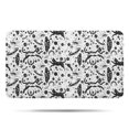 thumbnail image 1 of White Planet Cat Feather Pattern Bathroom Rugs Mat,Non Slip Microfiber Bathroom Rug,Rubber Backing,Soft Bathroom Mats for Bathroom Floor,Tub and Shower,17x30in(43x75cm), 1 of 5