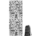 thumbnail image 1 of White Planet Cat Feather Pattern Hot Yoga Mat Towel Non Slip for Hot Yoga - Quick-Drying Yoga Mat Cover with 4 Corner Pockets with Travel Bag - Hot Yoga Towel Non Slip 74"x26", 1 of 6
