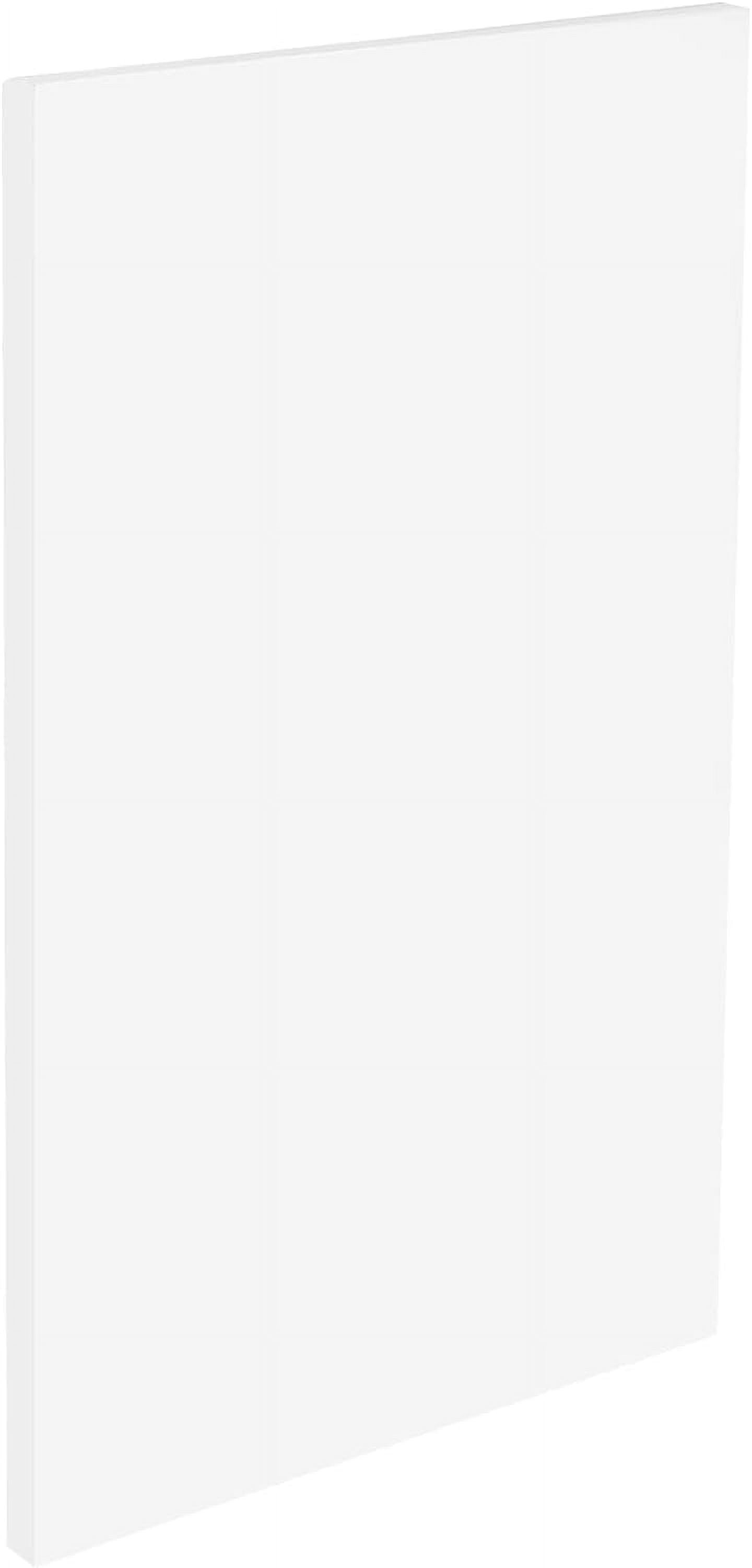 White Plastic Board Sheet 11.8x8inch Durable Waterproof Cutting Board Mat Ideal for DIY Signage Displays and Craft Projects 1cm Thickness