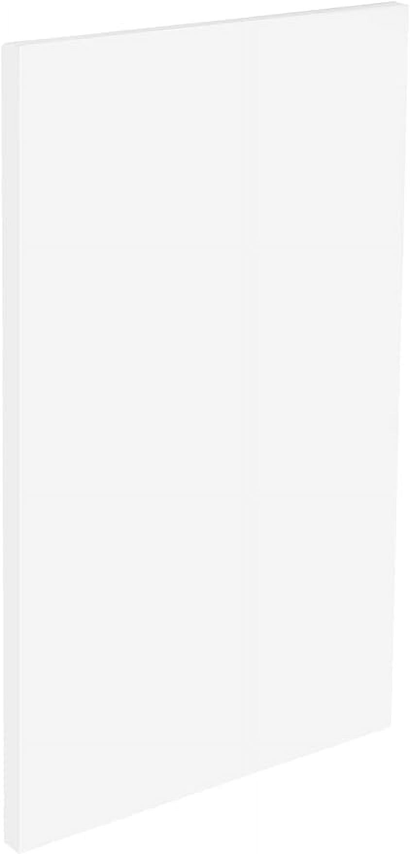 White Plastic Board Sheet 11.8x8inch Durable Waterproof Cutting Board Mat Ideal for Signage Displays and Craft Projects 1cm Thickness