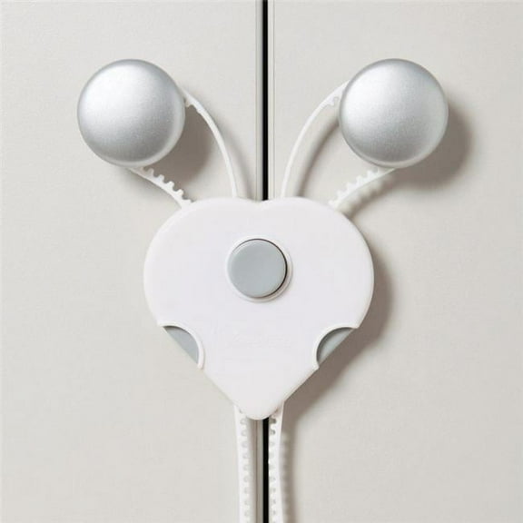 White Plastic Cabinet Flex Locks